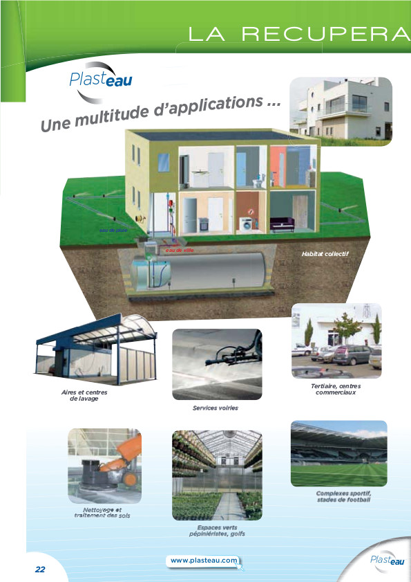 Catalogue récupération eaux de pluie industries et collectivités