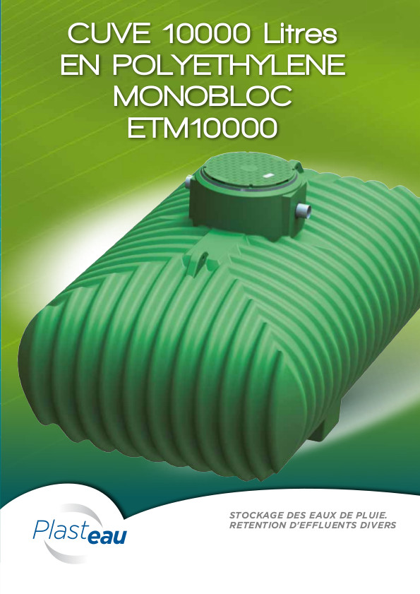 Brochure Cuve Polyéthylène Monobloc 10000L